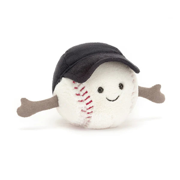 Jellycat Sports Baseball Keycharm
