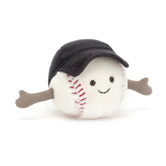 Jellycat Sports Baseball Keycharm