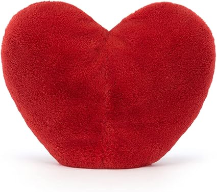 Jellycat Amuseable Large Red Heart Collectable Stuffed Plush Decoration